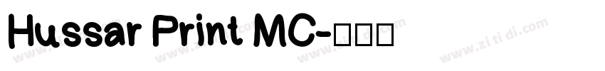 Hussar Print MC字体转换